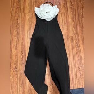 Elegant Black and White Jumpsuit